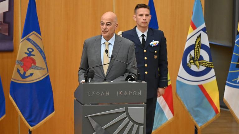 Ν. Δένδιας από τη Σχολή Ικάρων: «Υπαρξιακή αναγκαιότητα να έχουμε επαρκείς και τεχνολογικά ανεπτυγμένες Ένοπλες Δυνάμεις»