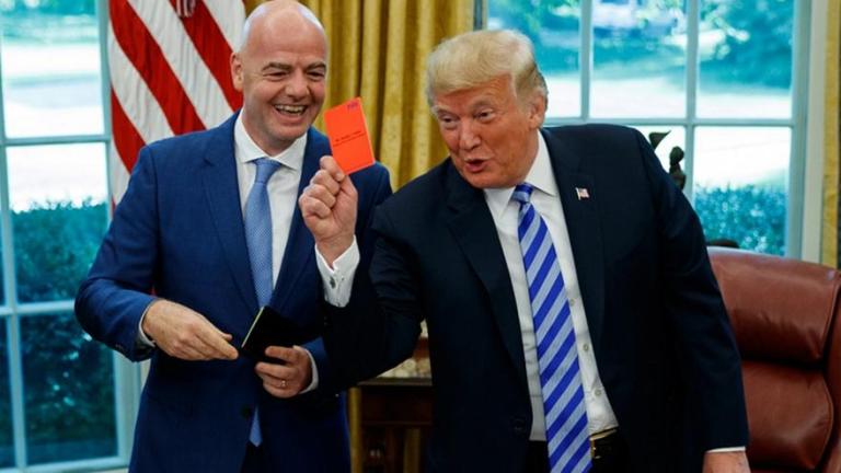 Αδιανόητες δικαιολογίες από Τραμπ και Ινφαντίνο για την παρέμβαση στο Μουντιάλ!