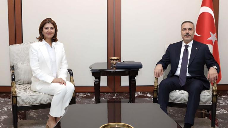 Κυπριακό: Συνάντηση Φιντάν με την απεσταλμένη του ΟΗΕ - Εμμένει στη λύση δύο κρατών η Άγκυρα