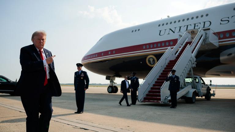 Air Force One και τραμπ