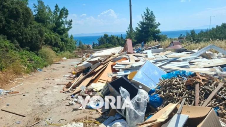 Σιθωνία Χαλκιδικής χωματερες