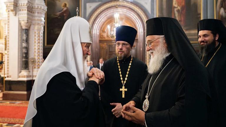 Ο Μητροπολίτης Κέρκυρας συλλειτούργησε με τον Κύριλλο στη Μόσχα