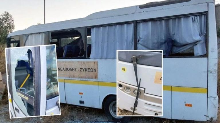 Βανδαλισμοί και κλοπή σε δημοτικό λεωφορείο στο Δήμο Νεάπολης-Συκεών