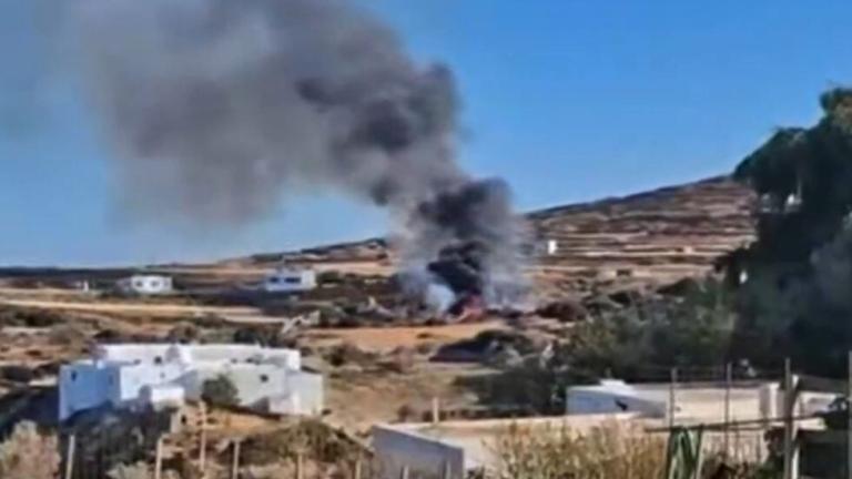 Πτώση ιδιωτικού ελικοπτέρου στη Σίφνο – Τρία άτομα εντοπίστηκαν χωρίς τις αισθήσεις τους