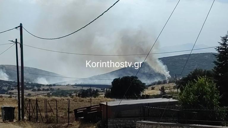 Πυρκαγιά στο Στεφάνι Κορινθίας: Επιχειρούν 82 πυροσβέστες και 11 εναέρια μέσα