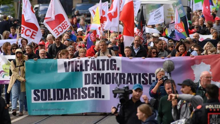 Γερμανία: Χιλιάδες στους δρόμους κατά της AfD – «Ασπίδα» δημοκρατίας πριν από τις κρίσιμες εκλογές