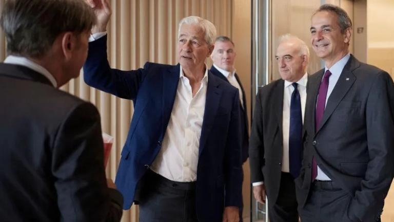 Συνάντηση Μητσοτάκη με τον Τζέιμι Ντάιμον στη Νέα Υόρκη: Τα εύσημα της JPMorgan για την ελληνική οικονομία