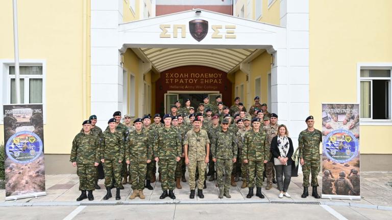 ΓΕΣ: Στη Σχολή Πολέμου Στρατού Ξηράς διεξήχθη το Νατοϊκό Σχολείο Τακτικής Σχεδιάσεως Χερσαίων Επιχειρήσεων