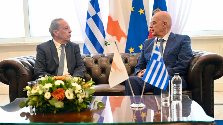 Ν. Δένδιας: Συνάντηση και συνεργασία με τον Κύπριο ομόλογό του Β. Πάλμα, ο οποίος πραγματοποίησε επίσημη επίσκεψη στην Ελλάδα