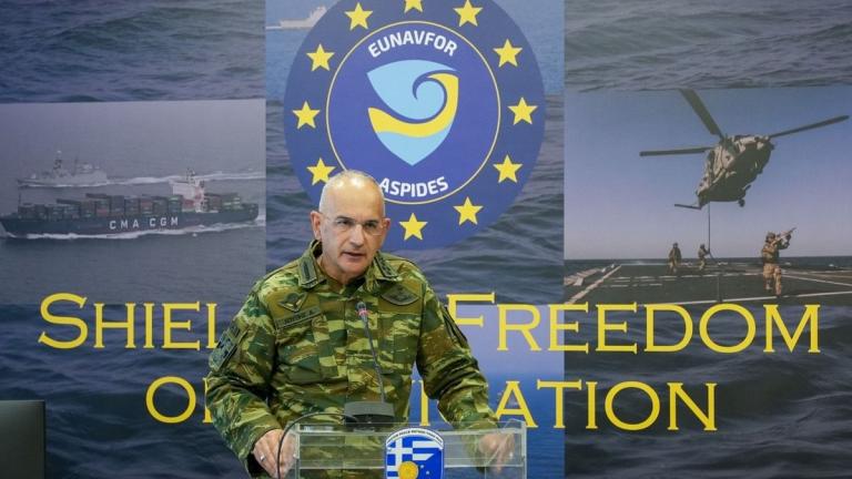 Α/ΓΕΕΘΑ Στρατηγός Δ.Χούπης: Επίσκεψη στο Ελληνικό Στρατηγείο Επιχειρήσεων της Ευρωπαϊκής Ενώσεως στη Λάρισα