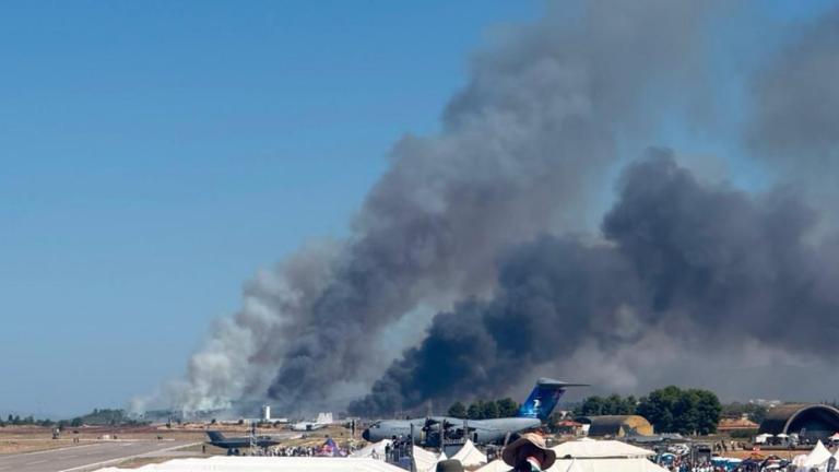 Πτώση μαχητικού F-4E Phantom στην Τανάγρα στη διάρκεια της Athens Flying Week ’26