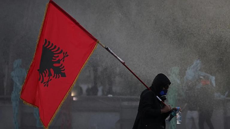 αλβανια διαδηλωσεις