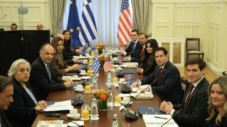 Στο ΥΠΕΞ ο Ρούμπιο για συνάντηση με τον Γεραπετρίτη - Ξεκινά ο 6ος Γύρος Στρατηγικού Διαλόγου Ελλάδας-ΗΠΑ 