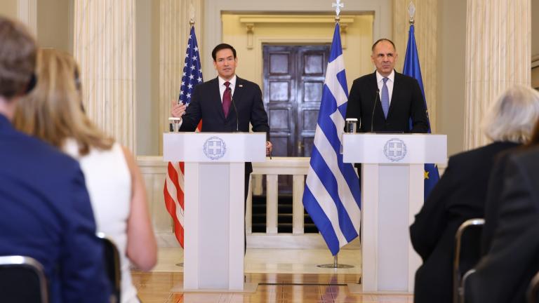 Δηλώσεις Γεραπετρίτη - Ρούμπιο: «Είμαστε ευγνώμονες που η Ελλάδα παραμένει ένας σπουδαίος σύμμαχος» 