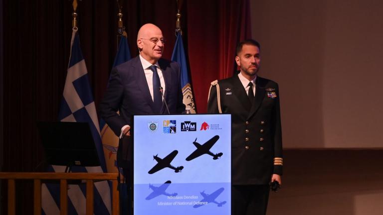 Ν.Δένδιας: Στο Διεθνές Συνέδριο «Β’ Παγκόσμιος Πόλεμος: Ένας πόλεμος, Διαφορετικές οπτικές», στο Πολεμικό Μουσείο της Αθήνας