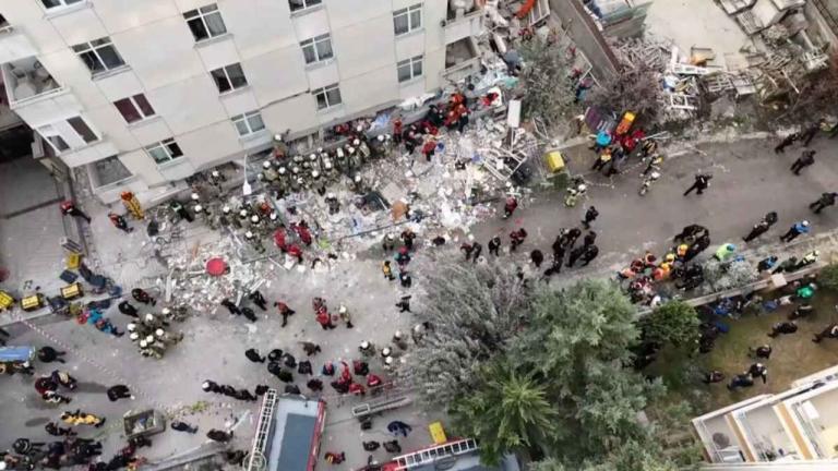 Τουρκία: Κατέρρευσε τμήμα κτηρίου στην Κωνσταντινούπολη – Μεγάλη επιχείρηση διάσωσης