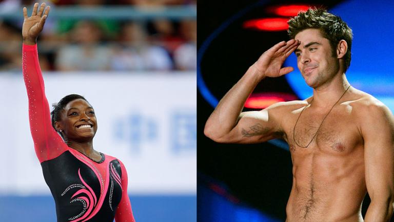 Ολυμπιακοί Αγώνες 2016: Σιμόν Μπάιλς και Ζακ Εφρον...φλερτάρουν στο Twitter