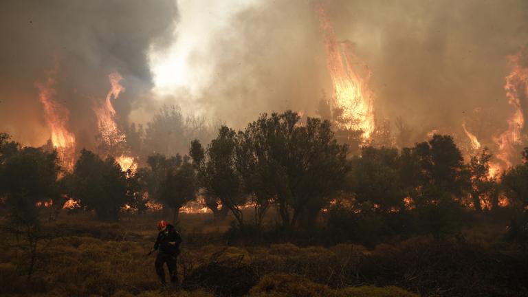 Ολονύχτιος πύρινος εφιάλτης στα Δερβενοχώρια 