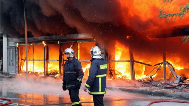 Φωτιά σε αποθηκευτικό χώρο στο ύψος των Διοδίων Αφιδνών