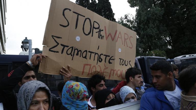 Πορεία μεταναστών και προσφύγων στο κέντρο της Αθήνας