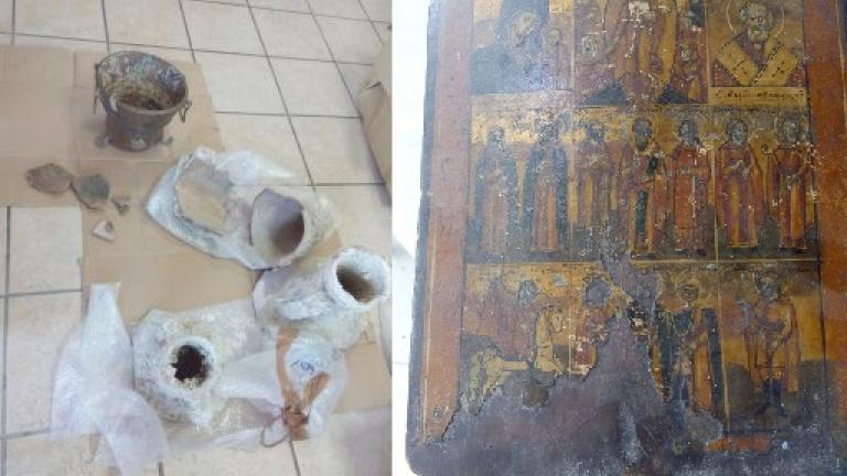 Συλλήψεις στην Πρέβεζα για παράνομη κατοχή πλήθους αρχαιοτήτων (ΦΩΤΟ)