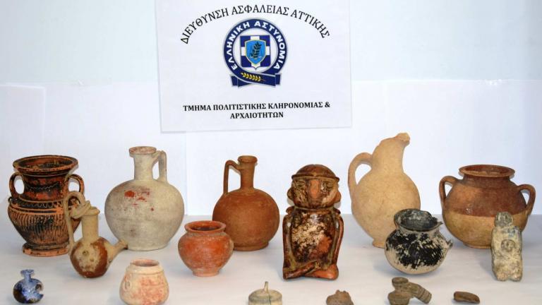Συνελήφθη Αλβανός για αρχαιοκαπηλία με αρχαία αντικείμενα από την Ελλάδα και το Περού