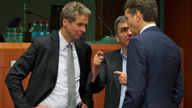 Τόμσεν Τσακαλώτος κια Ντάισελμλπουμ στο Eurogroup