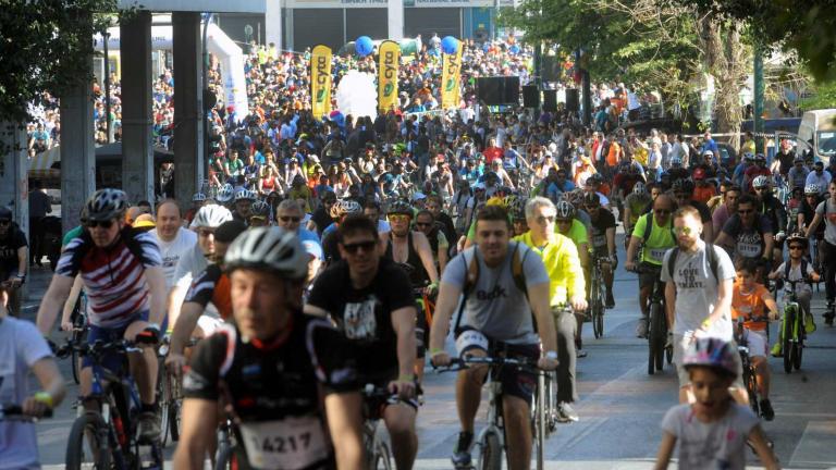 Περισσότεροι από 15.000 οι συμμετέχοντες στον 23ο Ποδηλατικό Γύρο της Αθήνας