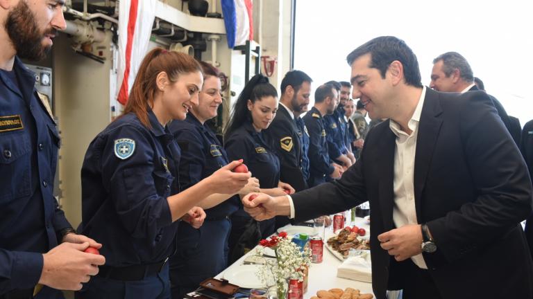 Η επίσκεψη Τσίπρα-Καμμένου στη Φρεγάτα «Αδριάς» (φωτο)