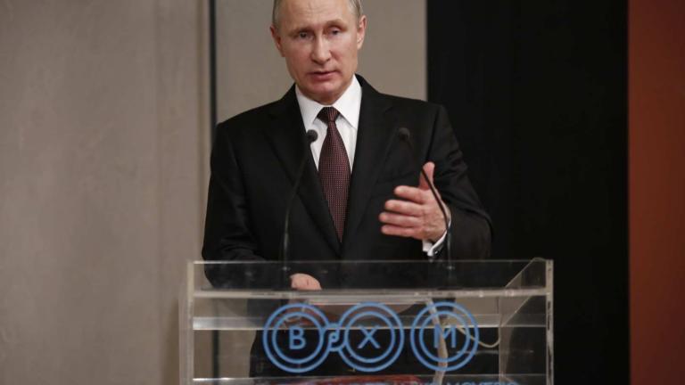 Ο Πρόεδρος της Ρωσίας Βλαντιμίρ Πούτιν δηλώνει φίλος της Ελλάδας