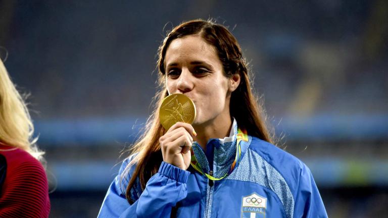 Κατερίνα Στεφανίδη-Το πρώτο χρυσό στο επί κοντώ στην ιστορία των Ολυμπιακών Αγώνων από Ελληνίδα 