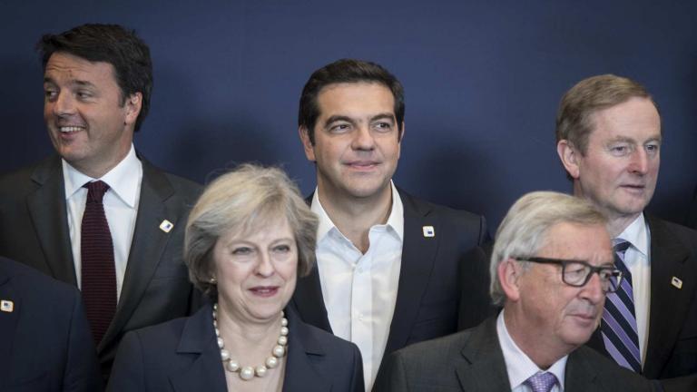 Ο πρωθυπουργός της Ελλάδας, Αλέξης Τσίπρας στη σύνοδο Κορυφής