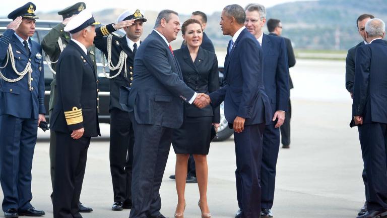 Επίσκεψη Ομπάμα στην Αθήνα-Καμμένος: Ο πρόεδρος θα επιμείνει στην στήριξη της Ελλάδας 