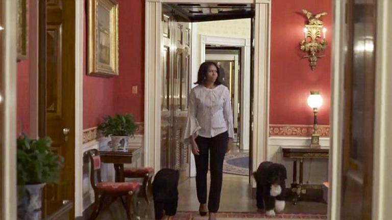 Μισέλ Ομπάμα: Μια τελευταία βόλτα στον Λευκό Οίκο