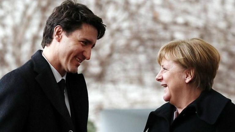 Η Μέρκελ θύμα της γοητείας του Τριντό