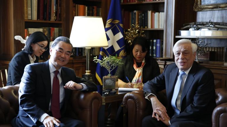 Παυλόπουλος: Η Ελλάδα προσβλέπει στην ακόμη στενότερη συνεργασία με την Κίνα 