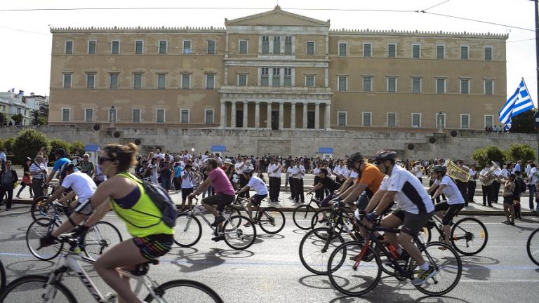 Πλήρης αποκατάσταση στην κυκλοφορία από την ολοκλήρωση του ποδηλατικού γύρου