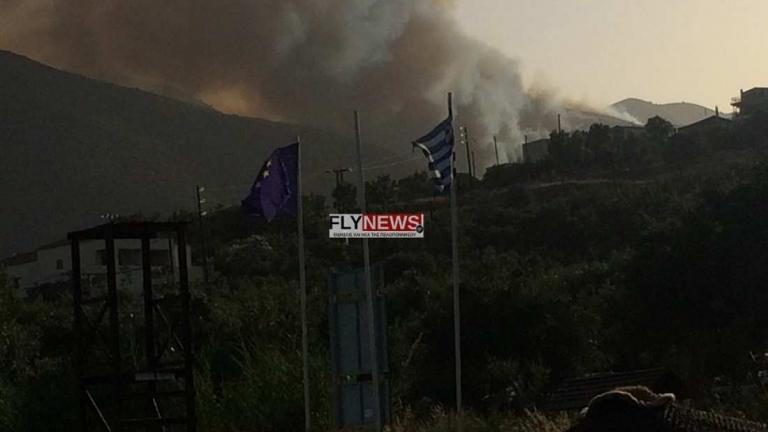 Παραμένουν οι φωτιές στην Ανατ. Μάνη πλην του Κότρωνα και στα Μέγαρα