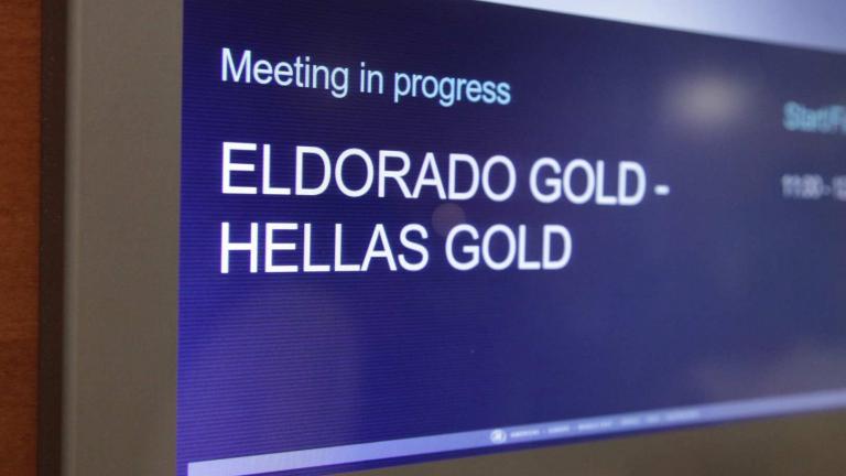 Eldorado Gold: Οι άδειες δεν θα πρέπει να είναι όμηροι σε πολιτικές παρεμβάσεις και σε κάθε άλλη ατζέντα από διαφωνούσες μειοψηφίες