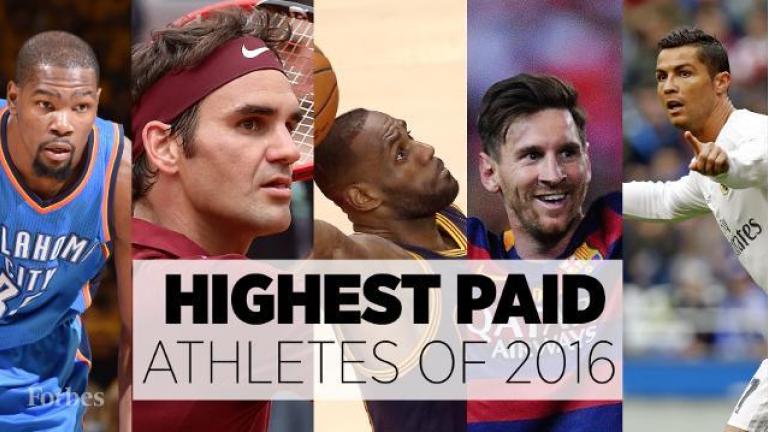 Οι πιο ακριβοπληρωμένοι αθλητές για το 2016