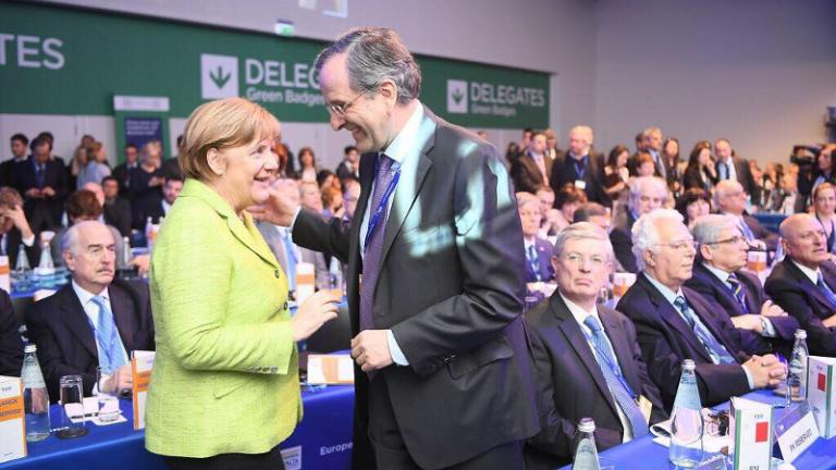 Ολιγόλεπτη συνομιλία Μέρκελ-Σαμαρά στην Μάλτα