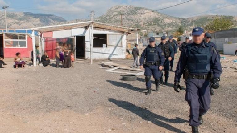 Έφοδος της ΕΛ.ΑΣ. στον καταυλισμό Ρομά του Ασπροπύργου