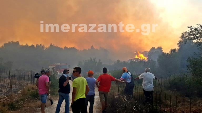 Εμπρηστές καίνε την Ζάκυνθο από την μία άκρη στην άλλη-9 πύρινα μέτωπα-Οι 4 ξέσπασαν τα μεσάνυχτα