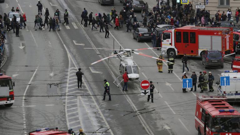 Αγία Πετρούπολη: Άνοιξε και πάλι ο σταθμός του μετρό που είχε κλείσει έπειτα από προειδοποίηση για βόμβα