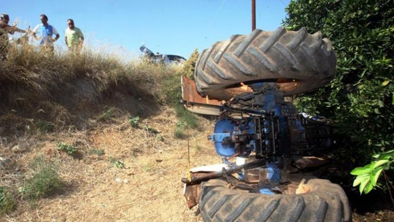 Ηράκλειο: Νεκρός αγρότης που καταπλακώθηκε από το τρακτέρ του