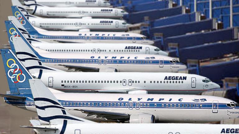 Ακυρώσεις και τροποποιήσεις πτήσεων της AEGEAN και της Olympic Air λόγω 24ωρων απεργιών