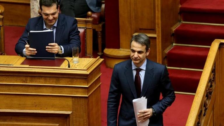 Τσίπρας:" Φέρεστε σαν ξεπουπουλιασμένα κοτόπουλα"-Κ.Μητσοτάκης: Για την εξουσία είστε ικανός να πάτε και με σμόκιν στην παραλία