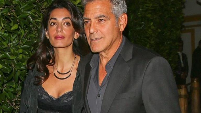 Ρομαντικό δείπνο για την Αμάλ και τον Τζορτζ