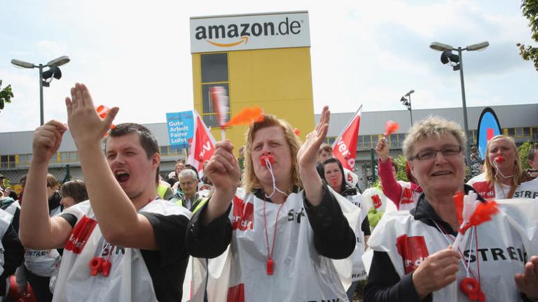 Απεργίες από τους υπαλλήλους της Amazon για αύξηση μισθών