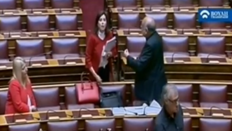 Άγριος διαπληκτισμός στη Βουλή - Συρμαλένιος σε Ασημακοπούλου: Ωραίο στυλ έχεις μωρή!